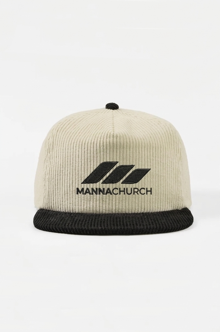 Embroidered Cap Black/White - Image 1