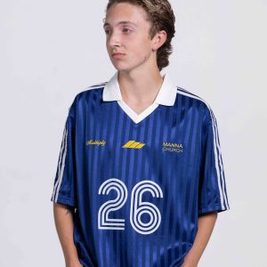 Collar Striped Jersey - Image 3