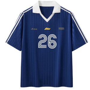 Collar Striped Jersey - Image 1